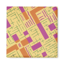Art Deco Abstract  (86) Magnets