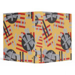Art Deco Abstract Butterfly Binder