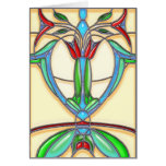 Art Deco Abstract Tulips Cards