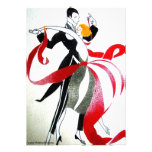ART DECO BALLROOM DANCERS INVITATIONS