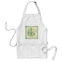 Art Deco Baskets aprons by vintagegiftmall Art Deco Baskets aprons
