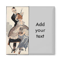 Art Deco Beauty Refrigerator Magnets