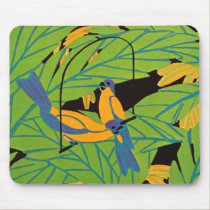 Art Deco Birds Mousepad by vintagegiftmall Art Deco Birds Mousepad