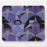 Art Deco Blue Pattern - Mousepad