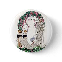 Art Deco Bride buttons by msdespina Art Deco Bride buttons