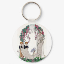Art Deco Bride keychains by msdespina Art Deco Bride keychains