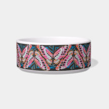 Art Deco Butterfly Pet Bowl