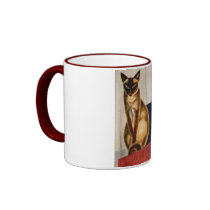 Art Deco Cats mugs