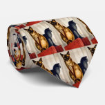 Art Deco Cats ties