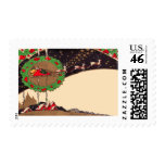 Art Deco Christmas Santa Postage