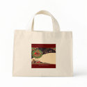 Art Deco Christmas Santa Tote Bag