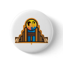 Art Deco Couple buttons by frengi Art Deco Couple buttons