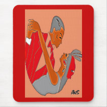 ART DECO COUPLE MOUSEPADS