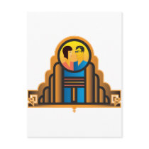 Art Deco Couple postcards