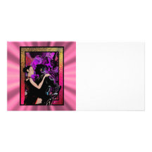 Art Deco dancers Customized Photo Card