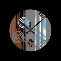 Art deco design wall clocks