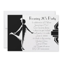 Art  Deco Doll Personalized Invites