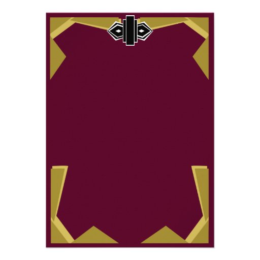 Art  Deco Doll Invitation