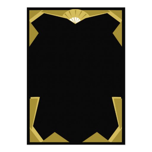 Art  Deco Doll Personalized Invitation