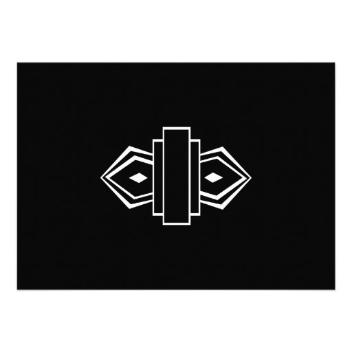 Art  Deco Doll Personalized Invites