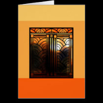 Art Deco Door 2 cards