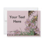 Art Deco Easter Purple Iris Butterfly Custom Announcements