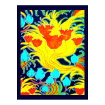 Art Deco Fantasy Landscape Poster posters