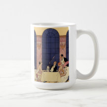 Art Deco Fine Dining Mug