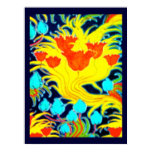 Art Deco Floral 2 Poster