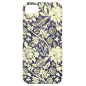 Art Deco floral fabric iphone 5 cases