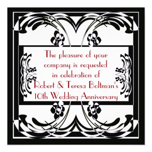 Art Deco Formal Invitation