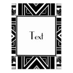Art Deco Geo Post Card
