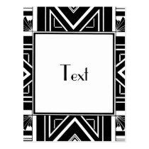 Art Deco Geo Post Card