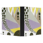 Art Deco Geometric Abstact Binder - Very Cool