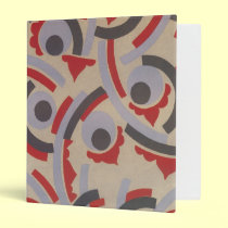 Art Deco Geometric Abstract Binder binders