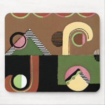Art Deco Geometrics Mousepad