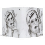 Art Deco Girl I Vinyl Binder