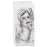 Art Deco Girl Custom Rack Cards