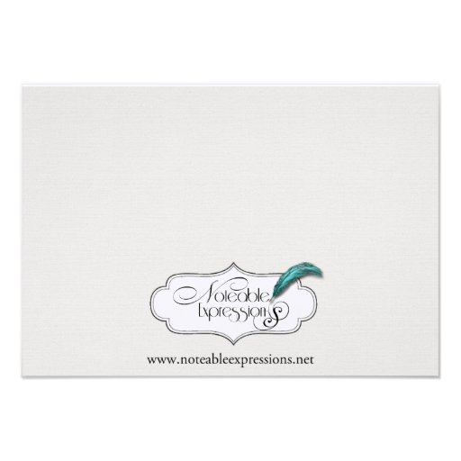 Art Deco Gold Posh Wedding Insert Custom Invite