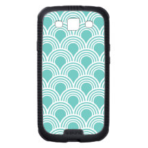 Art Deco Great Gatsby Style Mod Shell Pattern Samsung Galaxy SIII Cases