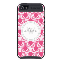 Art Deco Great Gatsby Style Shell Personalized iPhone 5 Cases