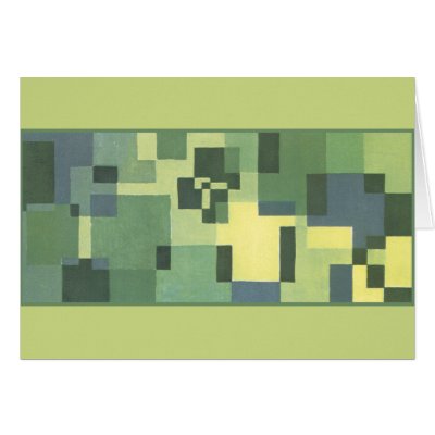 Art Deco Green Cards by decoplus