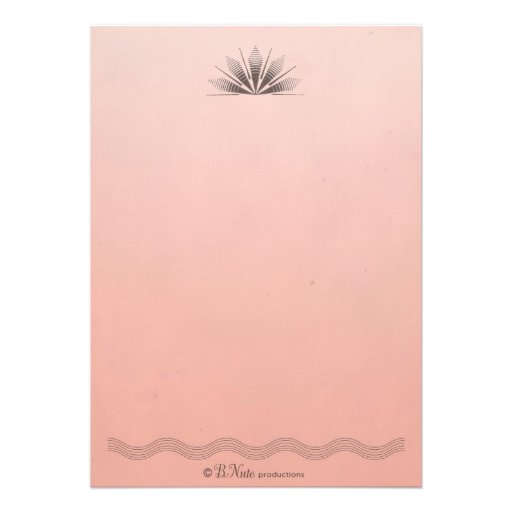 Art Deco Invitation - Gatsby Style- Custom Text