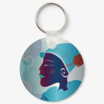 Art Deco Keychain