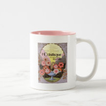 Art Deco l' Odalisque Perfume Label Mug