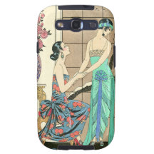 Art Deco Ladies By the Window Samsung Galaxy SIII Cases
