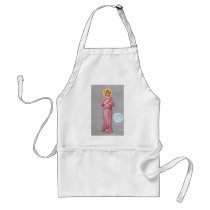 Art Deco Lady Christmas Postcard Circa 1909 aprons by pinkalmond Art Deco Lady Christmas Postcard Circa 1909 aprons