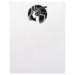 Art Deco Lady Customized Letterhead