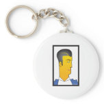 Art Deco Man Keychain