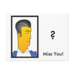 Art Deco Man Postcard